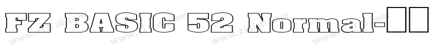 FZ BASIC 52 Normal字体转换